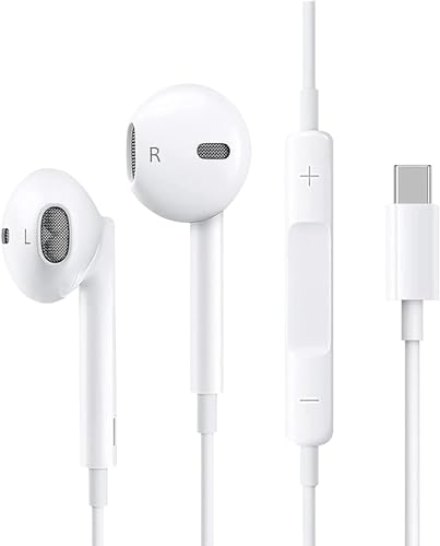 Tipo di prodotto: elettronica Cuffie USB Type C Hi-Fi Stereo Con Microfono Auricolari In-Ear, per Google Pixel 7 6A, Samsung Galaxy S23 Ultra A53/54 S22/21 S20,Huawei P30 pro/P40,OnePlus 11/10