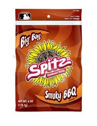 Spitz Smoky Bbq Flavored Sunflower Seeds 6 Ounce Resealable "Big Bag" #TOP5