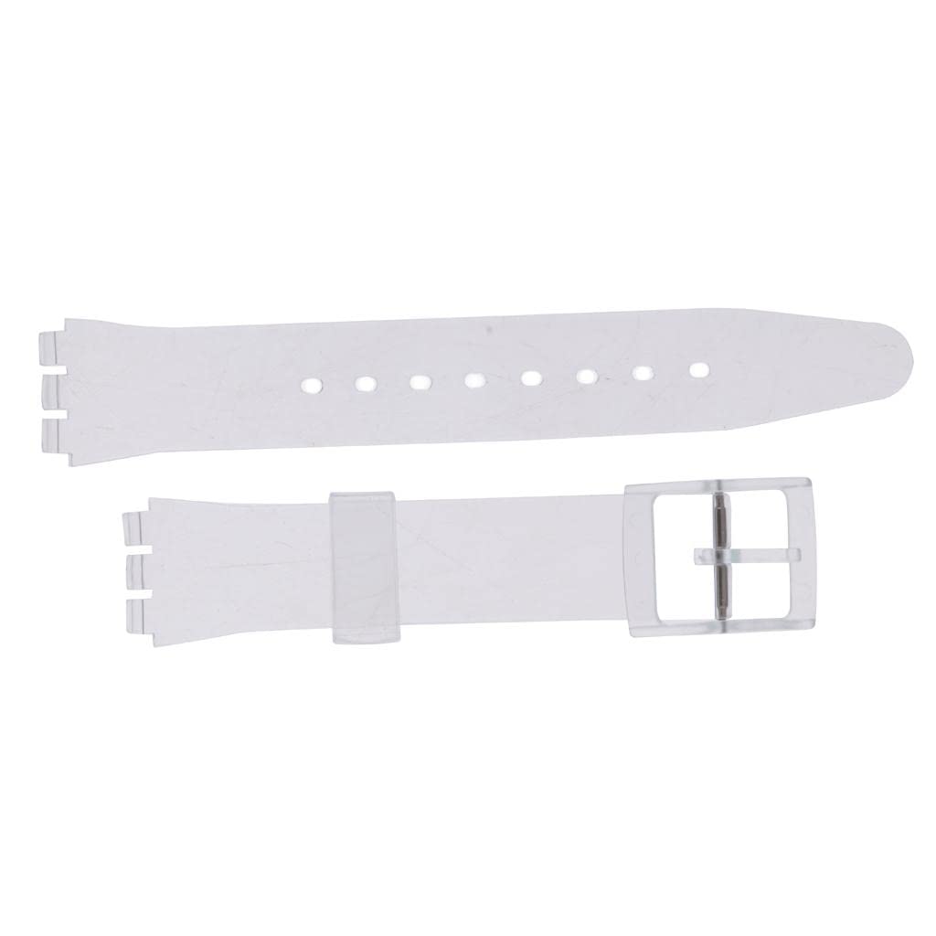 MYADDICTION 17mm Silicone Rubber Watch Strap Band Waterproof Watchbands Transparent Jewelry & Watches | Watches, Parts & Accessories | Wristwatch Bands (B0CGVJHNM9) Amazon Price History, Amazon Price Tracker