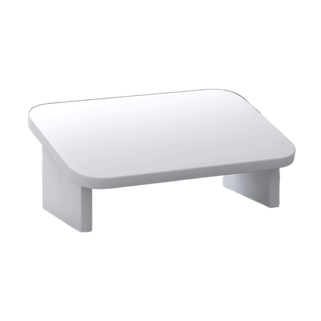 Reposapiés ergonómico para debajo del escritorio, para el hogar, oficina, trabajo, cómodo taburete para escritorios de pie (blanco)