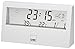 Produktbild CTC WSU 7022 multifunktionale Wetterstation mit Uhr und transparentem LCD-Display, Datenspeicher für Temperatur und Luftfeuchtigkeit, Alarmfunktion weiß