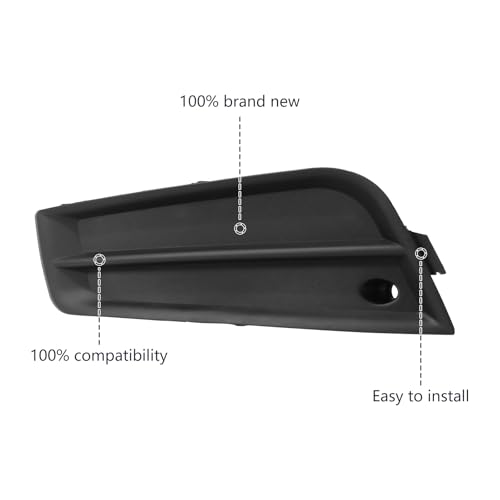 Image of BXZ Front Bumper Insert Outer Grille Fog Lamp Light Hole Cover Pair For 2011 2012 2013 2014 Chevrolet Cruze