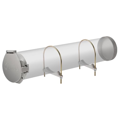 Aussio Conduit Carrier Kit Fit 6 Inch PVC Pipe Security Upgraded PVC Conduit Carrier Roof Rack Accessories for Cargo Rack Mounting Hardware Included Pipe Racks for Truck for Providing Extra Storage