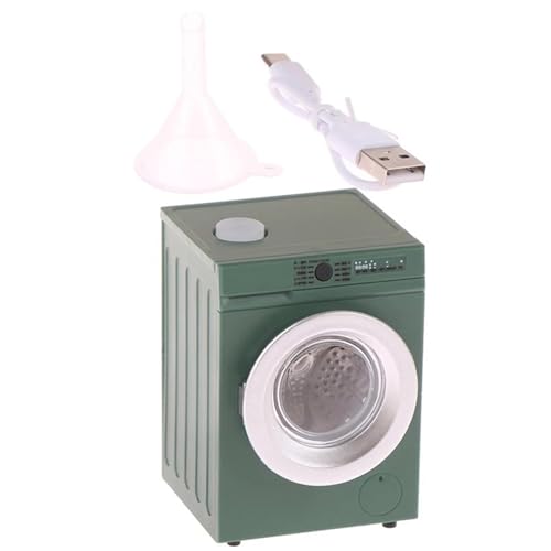 ミニチュアドールハウス洗濯機 1 12 スケール現実的な洗濯家電ポータブルアクセサリーランドリールームアクセサリー