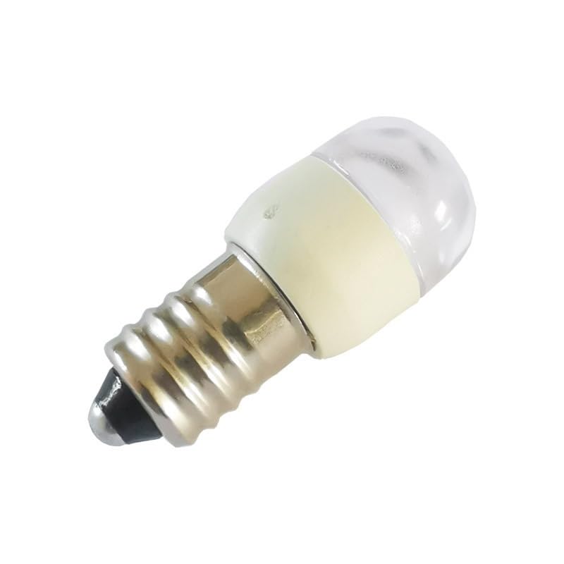 HHF Home Lighting, Lot de 50 Ampoules LED colorées ELD DC 3/6/12/24/36 V 0,5 W E10/E12, Lampe Torche à LED(Bianco,E12 24V)