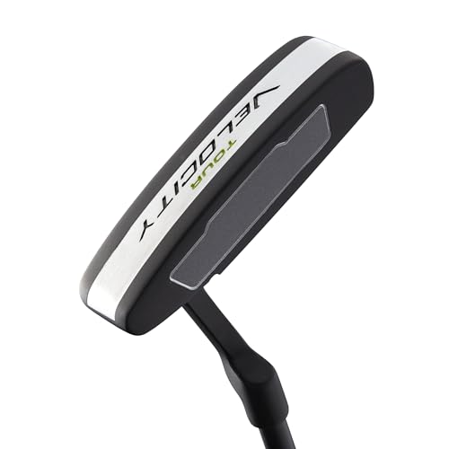 Putter Wilson Tour Velocity Junior droitier avec lignes de visée noir gris