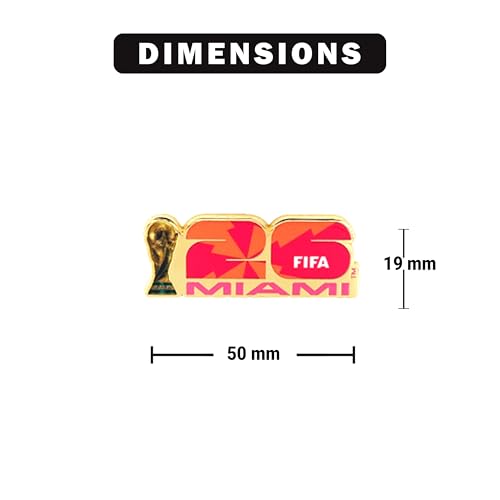 Image of FIFA World Cup Tournament Logo Magnet - Officially Licensed FIFA World Cup Magnet - Vibrant Host City Design - Durable Strong Hold - Perfect for Fridges, Lockers & Collectors