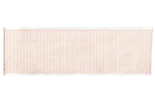 Rouleau papier thermique ECG Gima 32970 à grille orange 110 mm x 20 m
