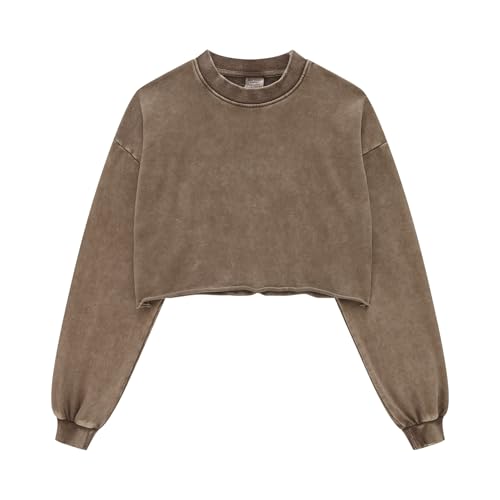 トップス thevirgins cropped sweat Edikted Gwenyth Textured Cropped Sweater | PacSun