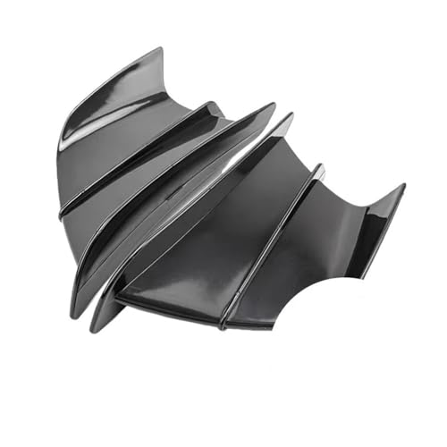 Aileron déflecteur flux air moto sportive universel carénage aérodynamique