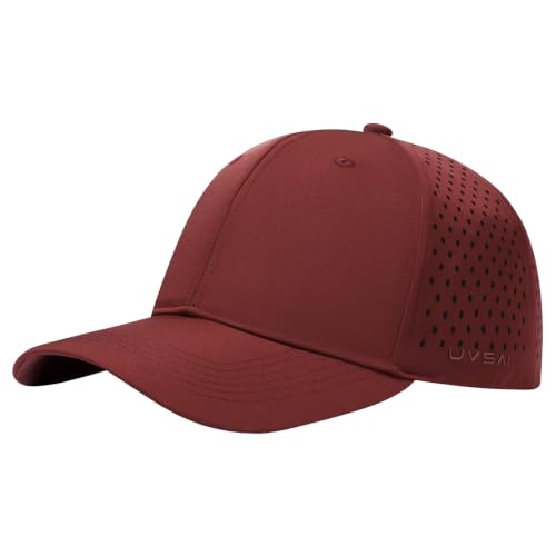 Image of UPF 50+ Performance Water Resistant Baseball Cap Lightweight Breathable Hat Golf Running Boat Hiking for Men Women