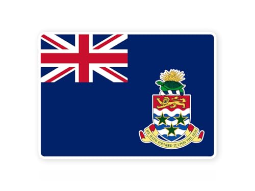 Pegatina de bandera británica del Reino Unido de Islas Caimán (tamaño S: 10 x 7 cm)