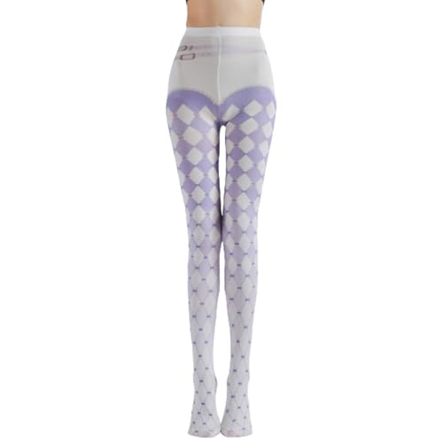 Japanese Cute Lolita Leggings Women's Patterned Tights with Designs 140D Velvet Pantyhose Opaque Stockings