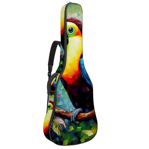 Sac pour guitare imperméable avec grand compartiment pour accessoires