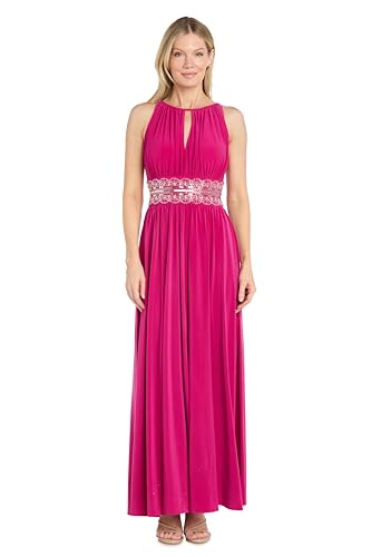 Image of R&M Richards Women's Beaded Waist Gown