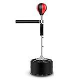 YUN HAI Heavy Training Boxing Ball with Reflex Bar, Adult & Kid Solid Speed Punching Bag Free...