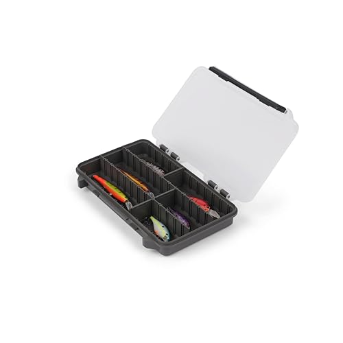 Image of Plano StowAway 3600 Stow Tackle Box with Corrosion-Preventive Rustricor, 4-Pack, Single Latch Design, Transparent DuraView Lid, Stackable Storage for Fishing Bait, Lures and Gear