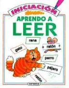 Aprendo a Leer, Iniciacion / I'm Learning to Read/First Books (Spanish Edition) 9688552038 Book Cover