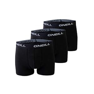 O´Neill boxershorts voor heren, effen, verpakking van 3 stuks
