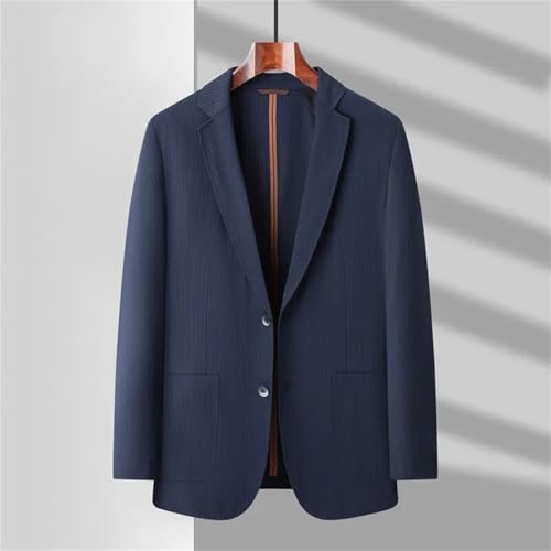 Men's Business Casual Suit Jacket Fashionable Stylish Thin Single Breasted Suit2