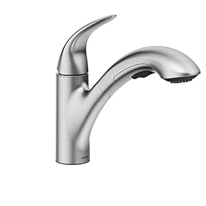 Moen Medina Spot Resist Stainless One-Handle Pull Out Kitchen Faucet, Kitchen Sink Faucets with Pullout Sprayer Featuring Power Boost for a Faster Clean, 87039SRS