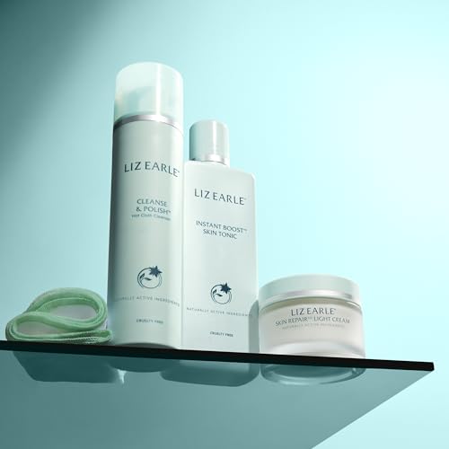 Nettoyant chiffon chaud Liz Earle 100ml exfoliant doux hydratant pour le soin de la peau