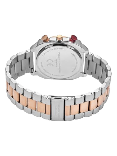 Image of French Connection Chronexis Two Tone Stainless Steel Watch for Men - FCB19NRTM