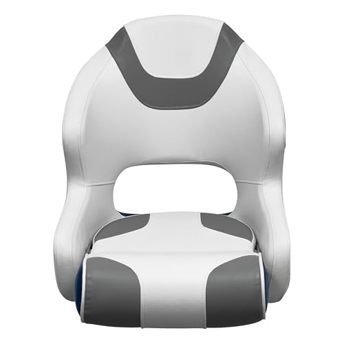 Wise 3315-1773 Baja Series Bucket Seat with Bolster, Brite White/Grey/Midnight Blue by Wise - Image 2