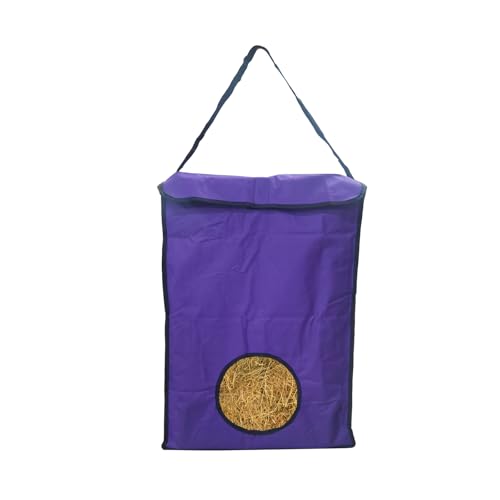 BARN & STABLE Sacos de feno grandes para cavalos, 73,7 cm x 49,5 cm com orifício de alimentação aber