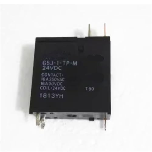 Relais 3 broches G5J-1-TP-M 24V DC pour circuits électroniques et boîtiers de contrôle en lot de 5