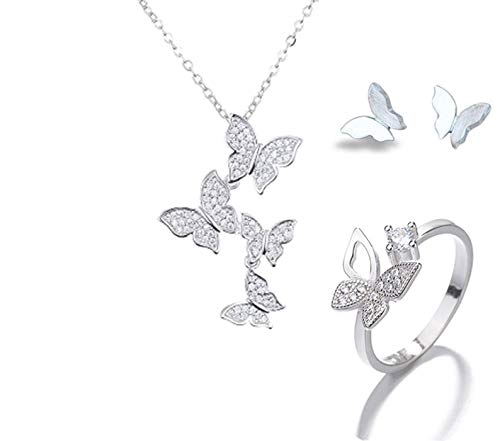 Boucles d'oreilles longue chaîne argent 925 anti-allergie strass bohème YXWYXWA