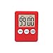 Price comparison product image JSG Accessories Small Magnetic Kitchen Timer Digital Cooking Timer Countdown Large LCD Screen in Red