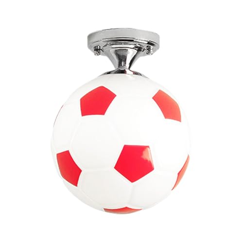 Lampe de plafond pour chambre de garçon style football et club de sport