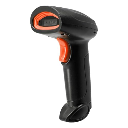 Scanner de codes-barres sans fil 1D USB compatible Windows Mac Android Linux - 2