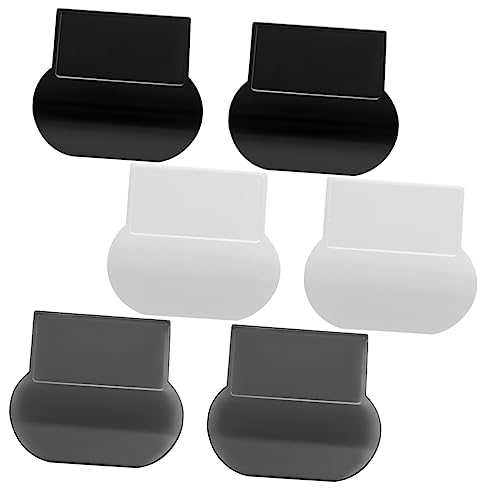 GOOHOCHY Toilet Seat Lid Lifter Handle Easy Clean Pc Material 6pcs Set White Black Grey