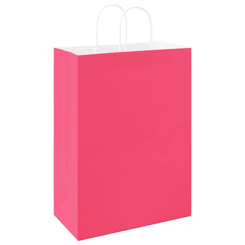 Bolsas de papel 250 piezas rosa 32 x 17 x 44 cm