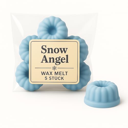 Duftmelt ❥ ❥ Duftwachs 5er Set - Winter & Weihnachts Duftkerzen | Raumduft ❥ ❥ (Snow Angel)