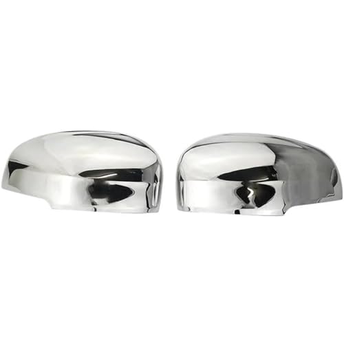 Coques de rétroviseurs latéraux contre les rayures de voiture avec couverture chromée - 3