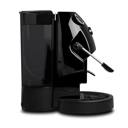 Didiesse Baby Frog Coffee & Tea – Macchina Da Caffè A Cialde, Con Frullino Montalatte E Doppio Portacialde Per Caffè E Tè, Basso Consumo 450W, Erogatore Acqua Calda. (Nero) - 3
