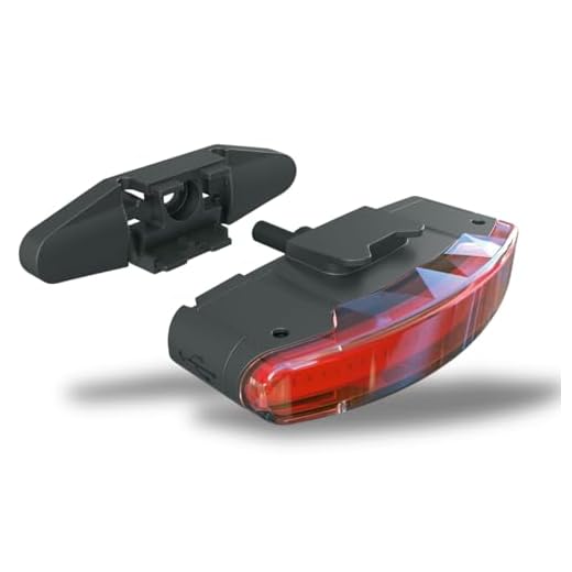 SKS GERMANY Infinity UNIVERSAL REARLIGHT Rücklicht (Fahrradzubehör für Gepäckträger Infinity UNIVERSAL, universell montierbar, aufladbarer Akku, LED-Technik, StVZO-Zulassung), schwarz