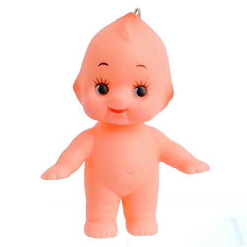 Cute Kawaii Kewpie Cupie Baby Doll Ball Key Chain Pendant Necklace Charm Cupie Cupid Key Ring2