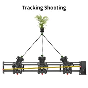Image of GVM Motorized Camera Slider, 48'' /120CM Carbon Fiber Camera Slider with APP Control, Support Video Mode, Time Lapse Photography, Horizontal, Tracking and 120 Panoramic Shooting