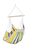 [page_title]-AMAZONAS Hängesessel wetterfest UV-beständig Relax Kolibri mit Querstab aus Holz 85 cm bis 120 kg buntgestreift