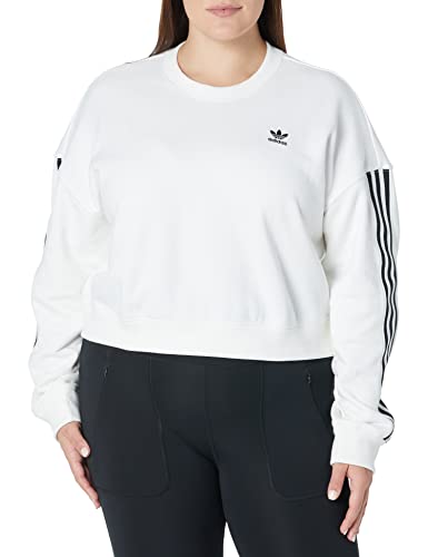 adidas Originals Women's Adicolor Classics Sweatshirt, White (UU509)
