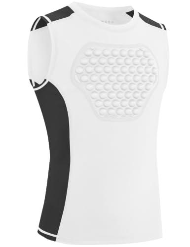 DRONIRING Youth Baseball Chest Protector, Football Compression Padded Shirt