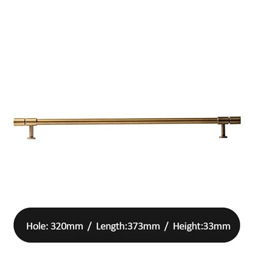 Poignées de tiroir bronze 320mm bouton meuble cuisine dressing - 3