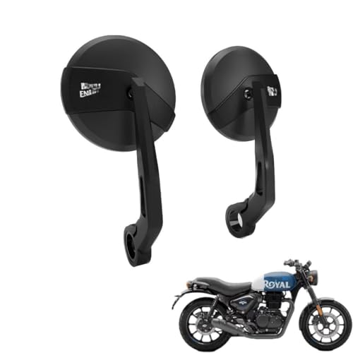 Generic ANSARI'S TRADERS Hunter 350 Heavy Handle Bar Mirrors - Image 2