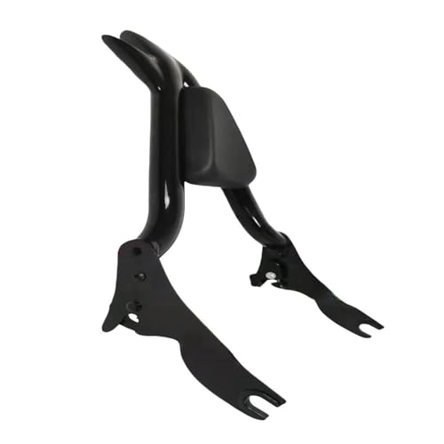 Dossier passager noir 22 pouces pour moto Touring Road King et Street Glide de 2009 à 2023