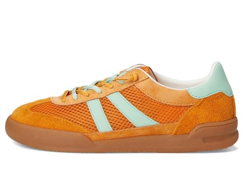 Steve Madden Women's Verdict Sneaker, Orange Multi, 7.5