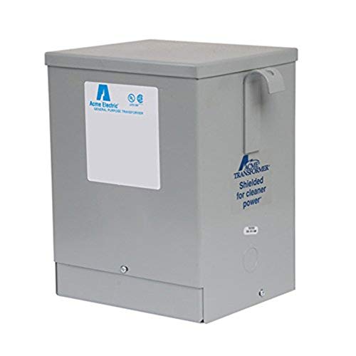 Acme Electric T2530134S Dry Type Distribution Transformer, 240V x 480V Primary Volts, 120V/240V...
